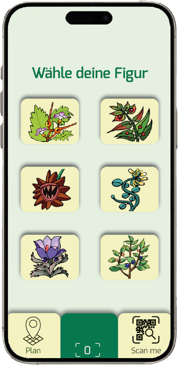 Wähle deinen Avatar in der Quest-App